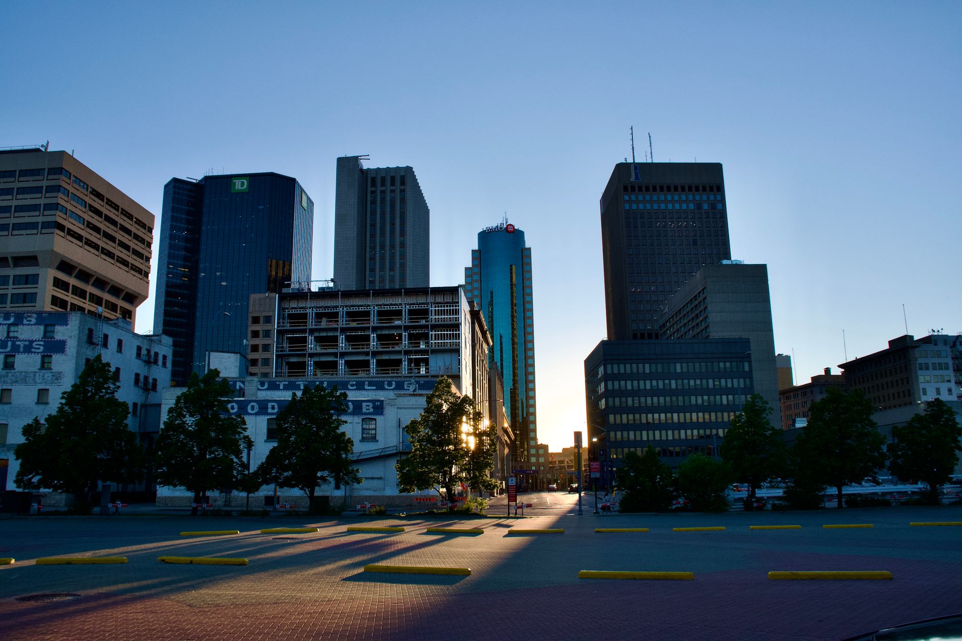 Downtown Winnipeg skyline
